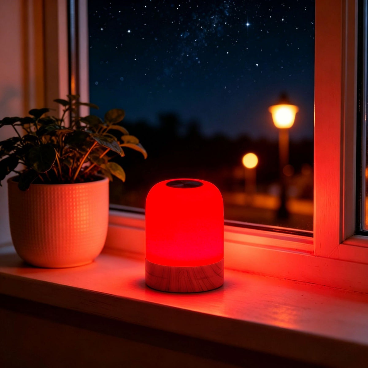 Red Light Therapy Lamp for Sleep Improvement
